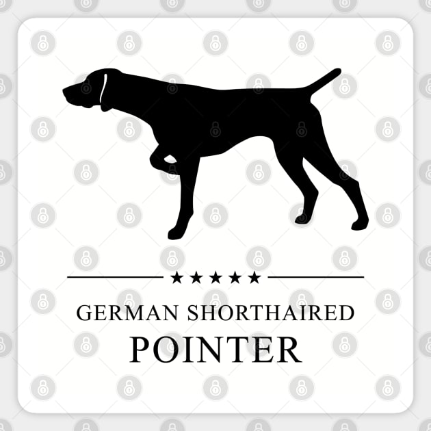 German Shorthaired Pointer Black Silhouette Magnet by millersye